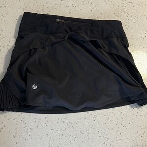 Lululemon Black Athletic Skirt